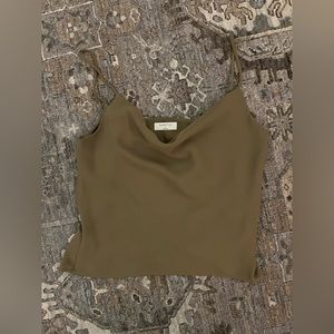Babaton Cowl Neck scrappy tank camisole Sz S
